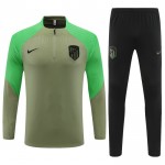 Dječji Atlético Madrid Sweatshirt Za Trening Četvrt-Zip 2023-24 Žuta